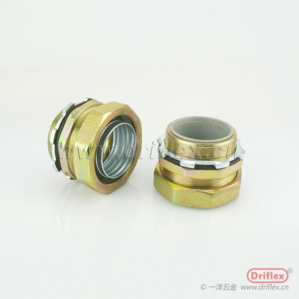 一洋五金铁镀锌金属软管直接头内径12到100机电设备穿线用