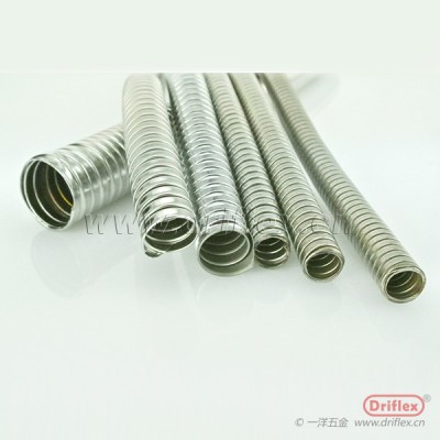 304不锈钢双勾裸管电线电缆保护软管内径10到63mm