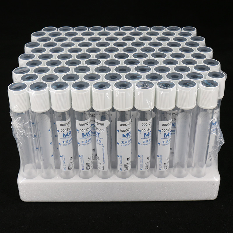 白色管帽无添加剂PET材质真空采血管_抽血管_普通血清管