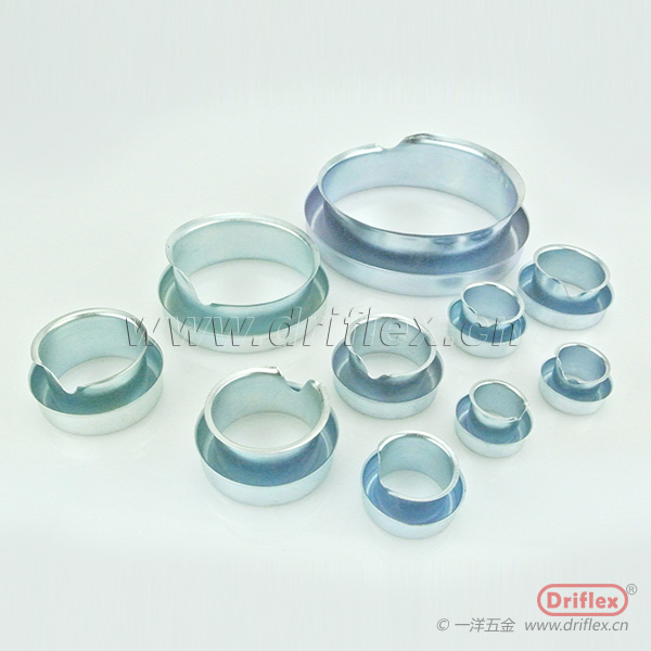 铁镀锌豁口金属环软管护套牙圈内径10到100mm