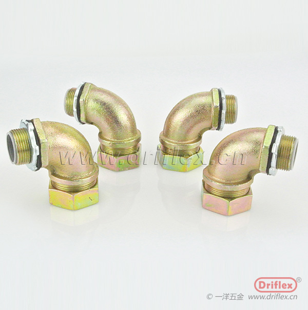铁镀锌90度弯头金属软管接头M20*1.5-M63*1.5