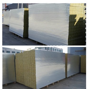 钢结构厂车间厂房墙板定做彩钢岩棉复合板厂家