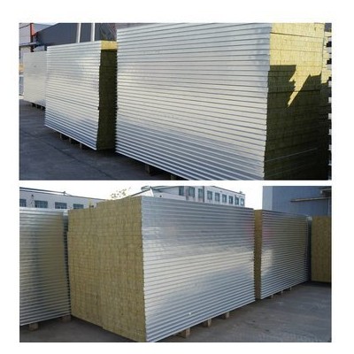 钢结构厂车间厂房墙板定做彩钢岩棉复合板厂家