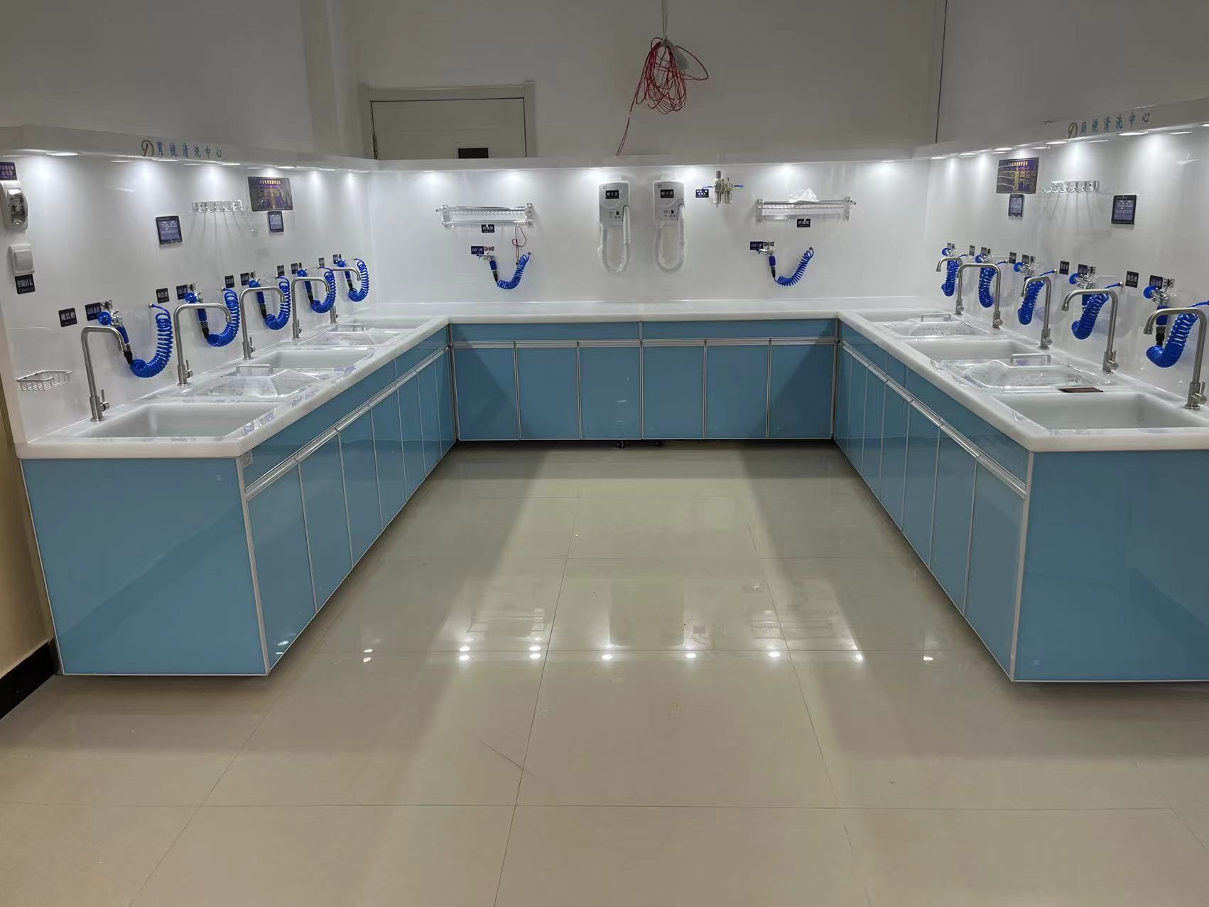 内镜清洗设备有机材质高背板胃肠镜清洗中心