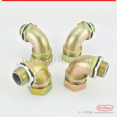 铁镀锌90度弯头外螺纹外丝接头工厂机电设备穿线用