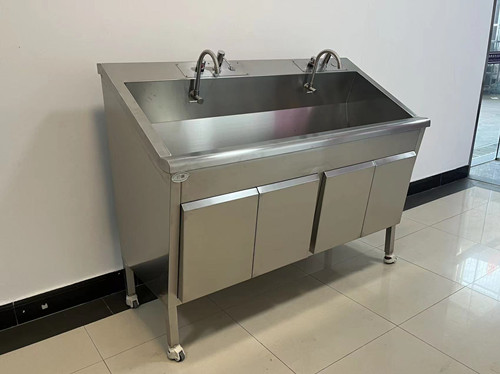 不锈钢二人位洗手台