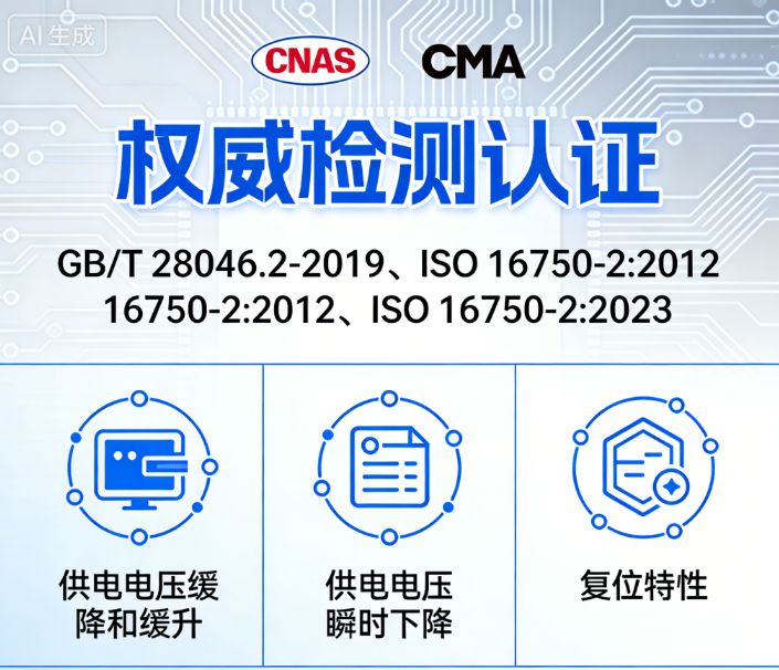 北京仪综所道路车辆电气检测覆盖 9 大核心项目