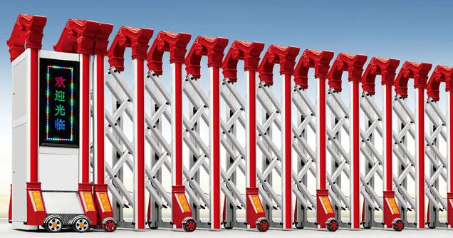 任丘柏创电动伸缩门，遥控伸缩门，自动伸缩门