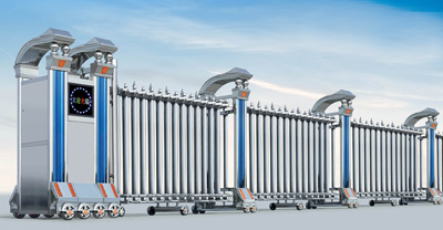 河北伸缩门厂家，沧州伸缩门安装，任丘伸缩门生产厂家