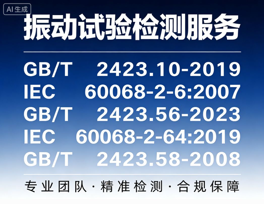 振动试验检测服务国际国内标准机械环境可靠性