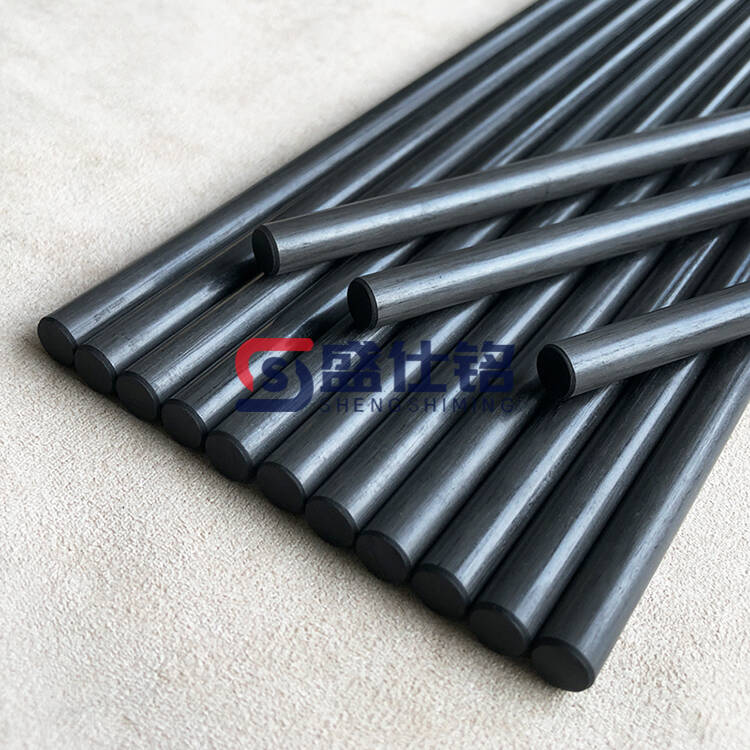 高强度碳纤维棒 高韧性碳纤维制品 导热性好