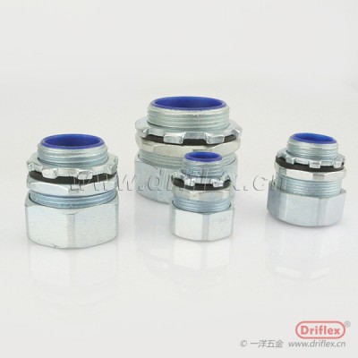 DPJ端接式软管接头六角方帽外丝直接头G3/8“-G4“