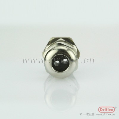 Driflex金属格兰头铜镀镍电缆接头保护电线电缆用