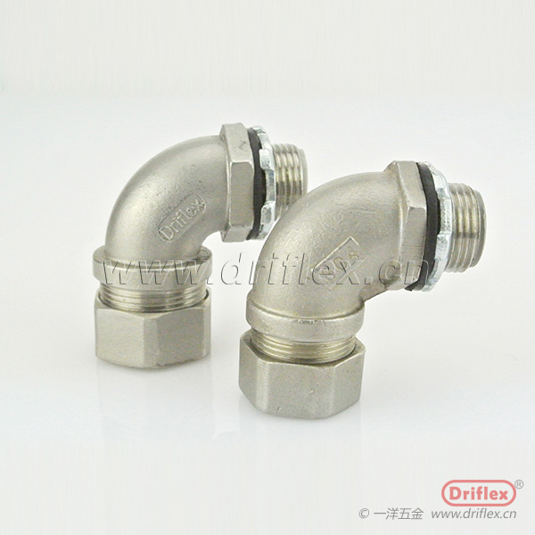 316不锈钢90度弯头M,G,NPT螺纹机电设备穿线用