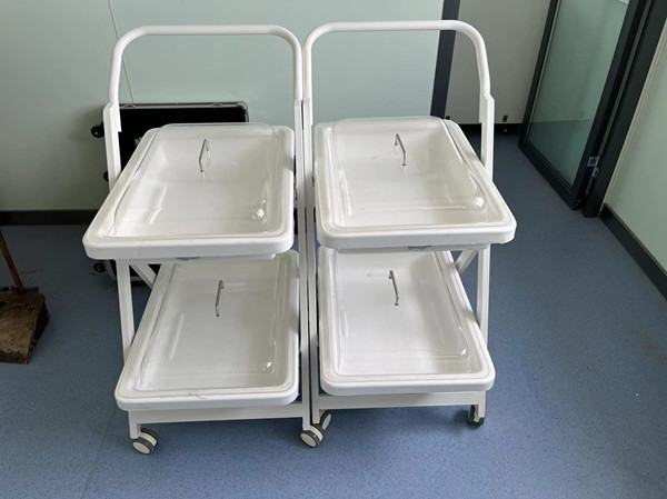 医用小推车高分子二层周转车