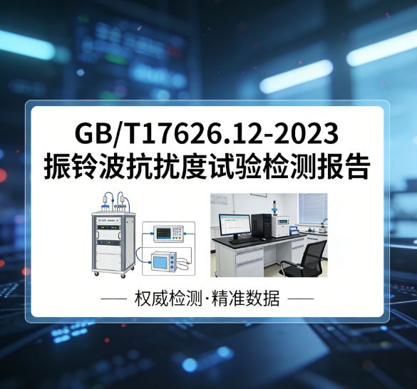 GB/T17626.12-2023振铃波抗扰度试验检测报告
