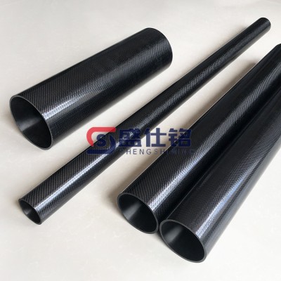 碳纤维大口径管加工 高强度碳纤维管 盛仕铭定制