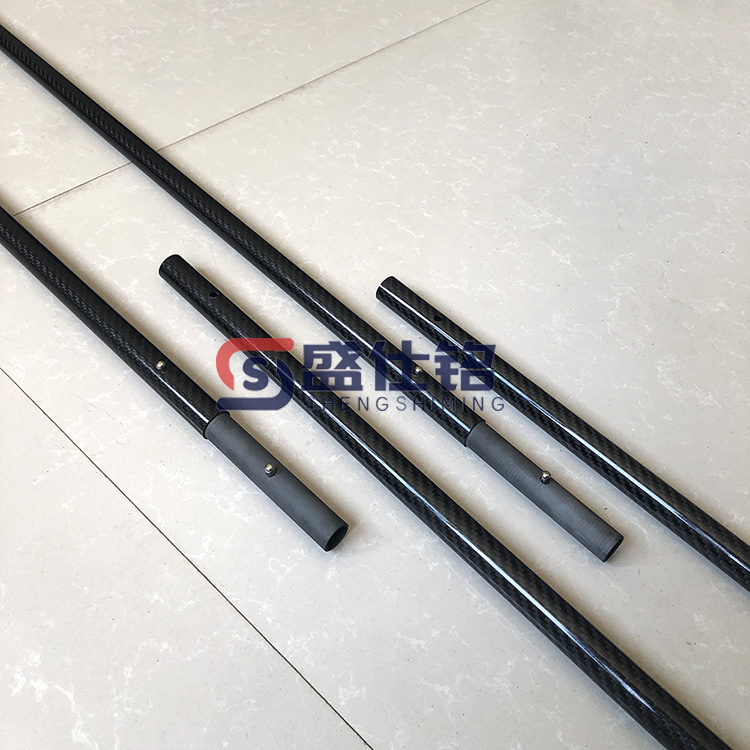 碳纤维卡扣式圆管碳纤维伸缩管