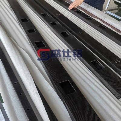 生产平纹斜纹 高强度碳纤维矩形管哑光碳纤维管