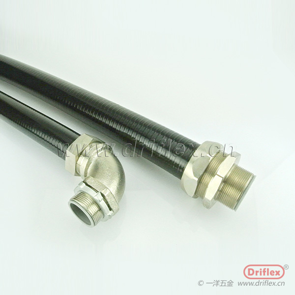 加棉线平包塑金属软管配不锈钢外丝直接头内径10到100mm