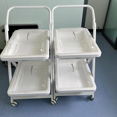 医用内镜周转车二层大托盘运送车