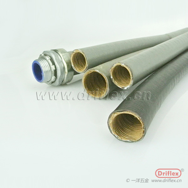 LV-5包塑普利卡金属软管电线电缆保护套管配WUG内丝接头