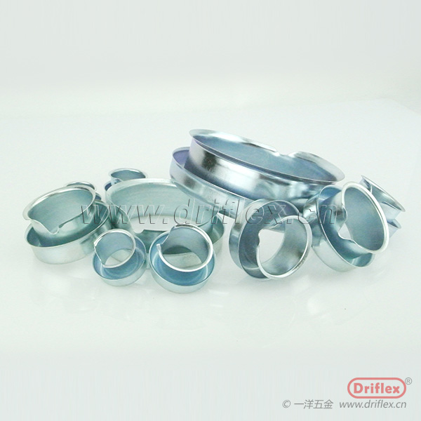 铁镀锌豁口金属环金属软管护口内径10-100mm