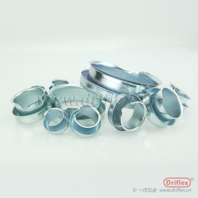 铁镀锌豁口金属环金属软管护口内径10-100mm