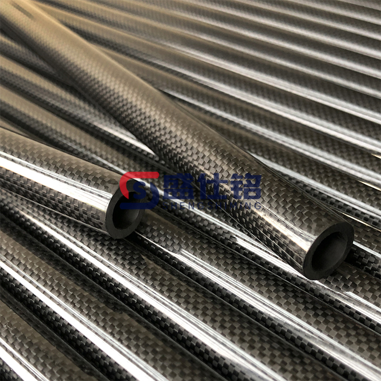 高模量碳纤维空心管 精密公差定制 自动化设备传动配件