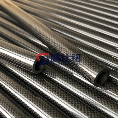 高模量碳纤维空心管 精密公差定制 自动化设备传动配件