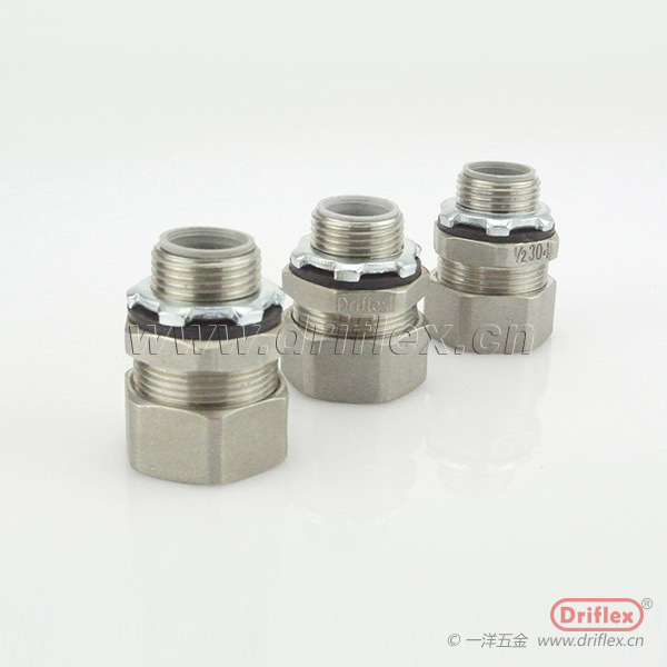 包塑金属软管接头304不锈钢直接头M16-M114