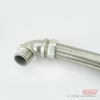 不锈钢编织波浪型金属软管配外丝直接头G3/8”-G4”