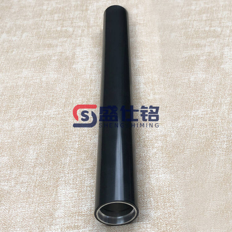 低惯量高速碳纤辊轴 锂电造纸薄膜碳纤维导辊