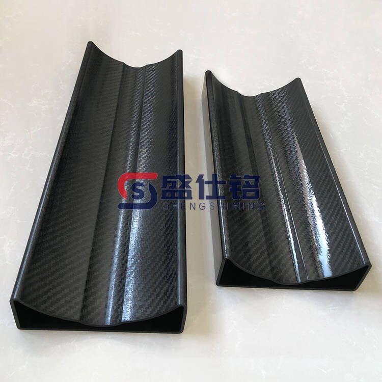 碳纤维件定制 碳纤维异型材 异形管件加工
