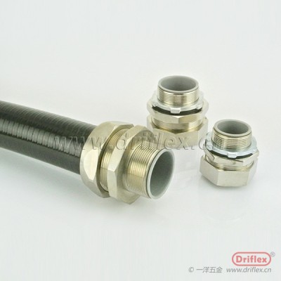 黑色加棉线平包塑金属软管配铁镀锌弯头NPT3/8”-2”