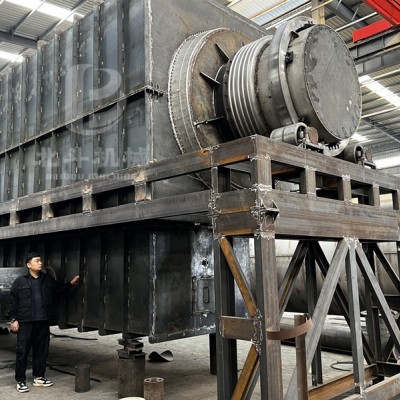 木材废料无烟制炭设备 锯末树皮木质餐具残渣滚筒连续炭化机 b