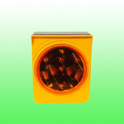 太阳能小黄灯 同步太阳能小黄灯 波形护栏诱导警示灯