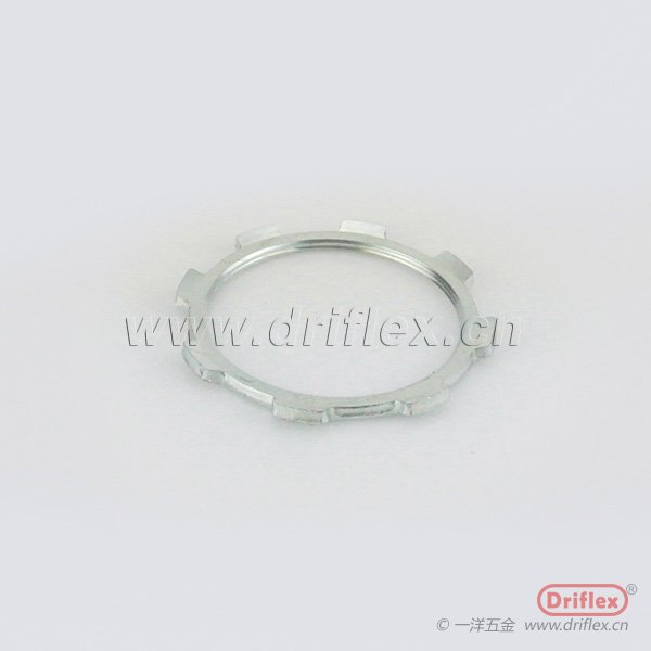 一洋五金铁镀锌六爪太阳帽梅花锁母NPT3/8”-2”