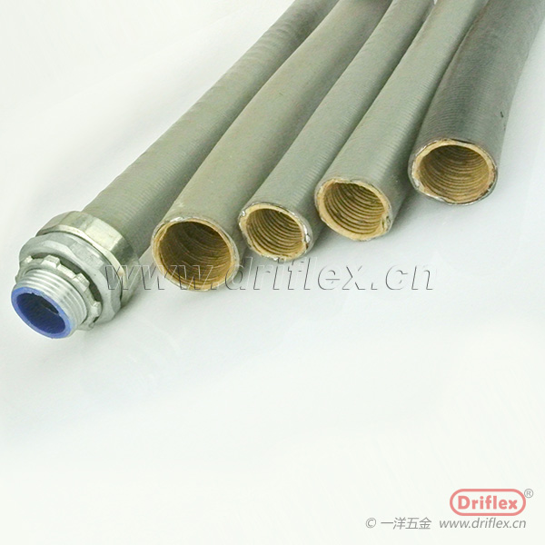 包塑普利卡金属软管耐水电工纸+镀锌钢带+PVC