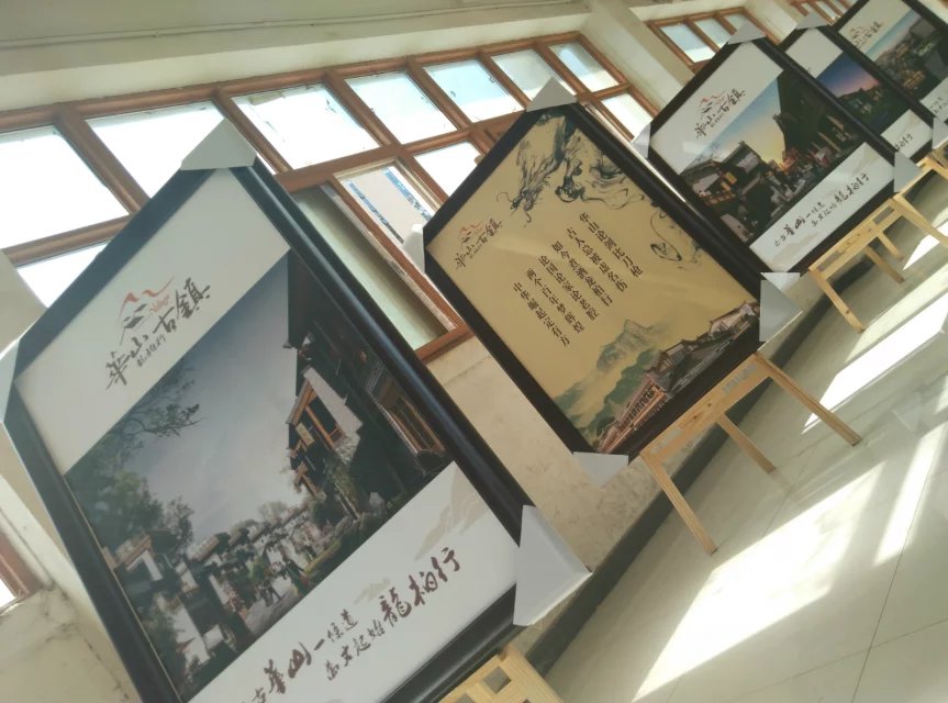 西安书画展架搭建 西安摄影展板搭建 喷绘桁架 活动庆典布置